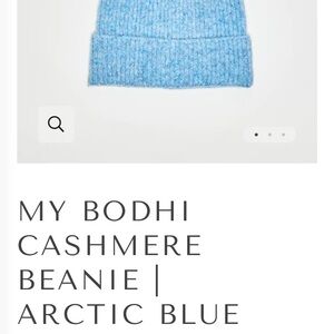 Arctic Blue Cashmere Beanie